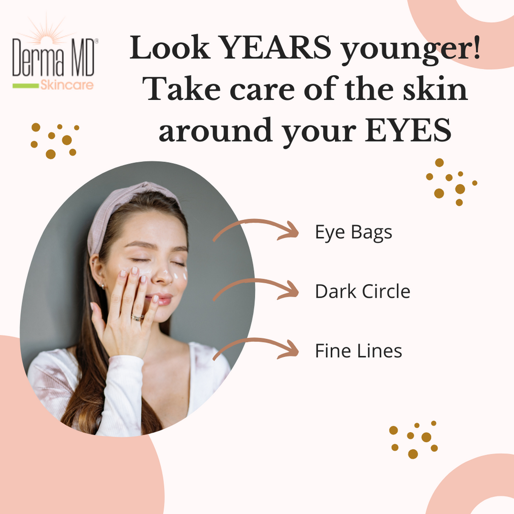 Look Years Younger by taking care of the skin around your EYES!