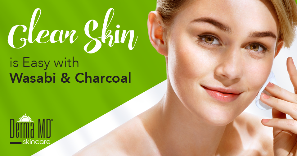 Clear Skin is Easy with Wasabi & Charcoal