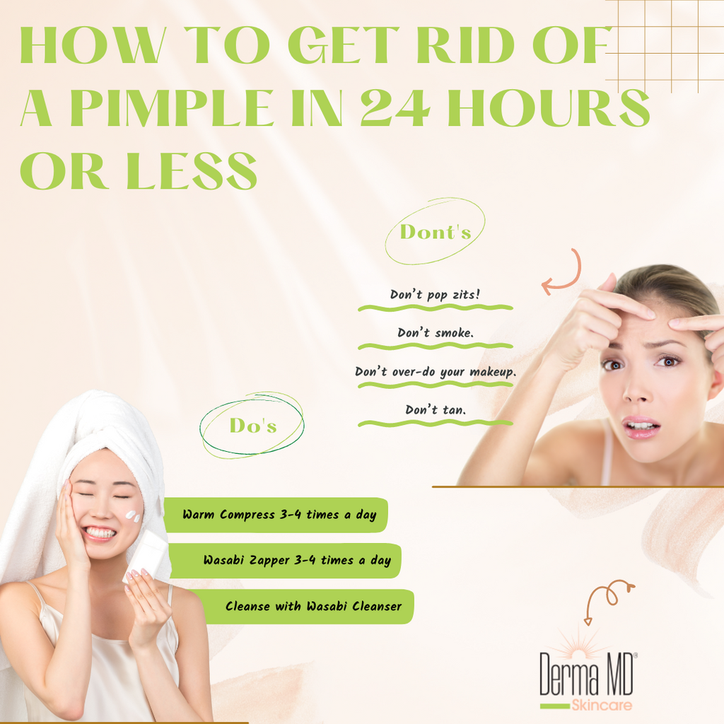 How to Get rid of a Pimple in 24 hours or LESS!